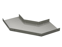 DKC Угол горизонтальный 90 градусов 600х80 стеклопластик (GCG90860)