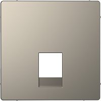 SCHNEIDER ELECTRIC Накладка центральная D-Life для розетки двойной RJ11/RJ12 никель SD (MTN4215-6050)