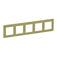 LEGRAND Valena LIFE Рамка 5 постов лайм универсальная (754085 )