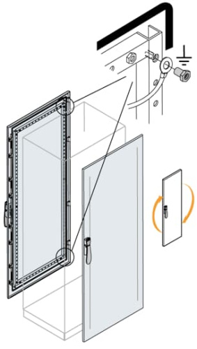 ABB Дверь глухая HxW 1400х1000 мм (1STQ005321B0000)