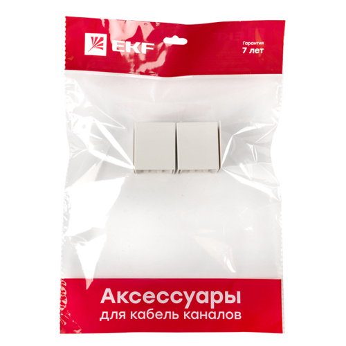 EKF Соединитель  (40х40)  (4 шт) Plast Белый (conw-40-40x4) фото 4