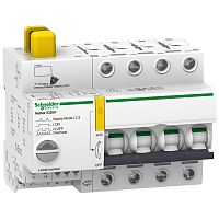 SCHNEIDER ELECTRIC Выключатель автоматический четырехполюсный 25A D Reflex iC60H Ti24 (A9C66425)