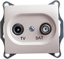 SCHNEIDER ELECTRIC Розетка GLOSSA TV-SAT оконечная 1DB механизм (GSL000697)