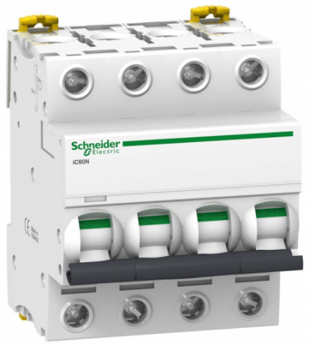 SCHNEIDER ELECTRIC Выключатель автоматический четырехполюсный 16А B iC60N 6кА (A9F78416)