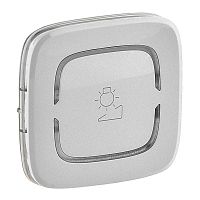 LEGRAND Valena ALLURE MyHome Лицевая панель для механизмов BUS/SCS С символом Светорегулятор 2 модуля Алюми (755403 )