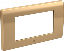 DKC BRAVA Рамка 4 модуля бежевая RAL9001 (75011O)