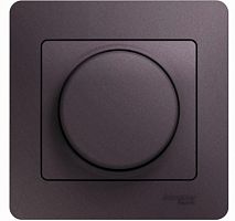 SCHNEIDER ELECTRIC GLOSSA Светорегулятор  (диммер) поворотный 300Вт в сборе сиреневый туман (GSL001434)