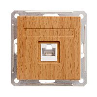 SCHNEIDER ELECTRIC W59 Розетка компьютерная скрытая в рамку бук (RSI-152K5E-8-86)