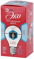 ЭРА Лампа светодиодная LED A55-6W-840-E27,груша,6Вт,нейтр,E27 (Б0028007)