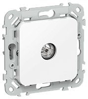 FLITE Розетка TV экранированная проходная тип M РТВм-1-1-2- белый (FI-A13-P-K01)