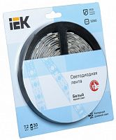IEK Лента светодиодная LEDх30/м 5м 7.2w/m 12в холодный (LSR2-2-030-20-1-05)