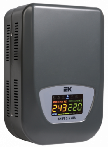 IEK Стабилизатор напряжения настенный серии Shift 3.5кВА (IVS12-1-03500R)