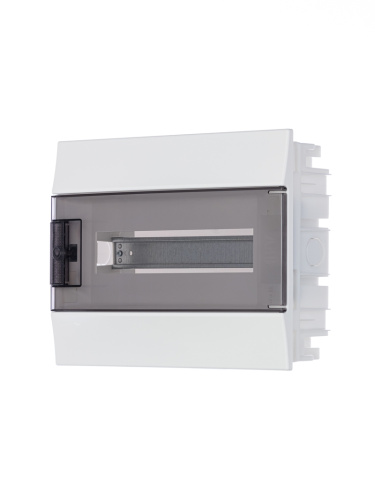 ABB Щит распределительный встраиваемый ЩРв-п Mistral41 12М пластиковый прозрачная дверь с клеммами (1SLM004101A2203) фото 2